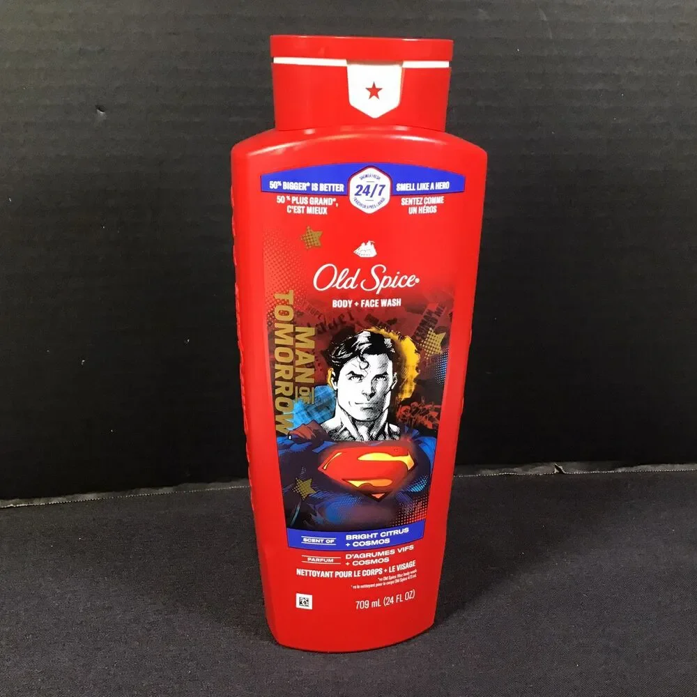 Old Spice Body Wash Limited Edition Superman Man Of Tomorrow Bright Citrus 24oz